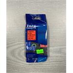 alternativ Brother páska TZE-431 12mm černý tisk/červený podklad, laminovaná