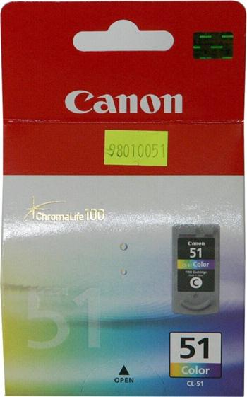Canon CL-51 ink color HC (0618B006) blistr s ochranou