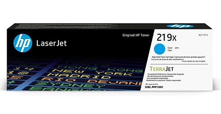 HP Toner W2191X Cyan, HP 219X, 2.500str.