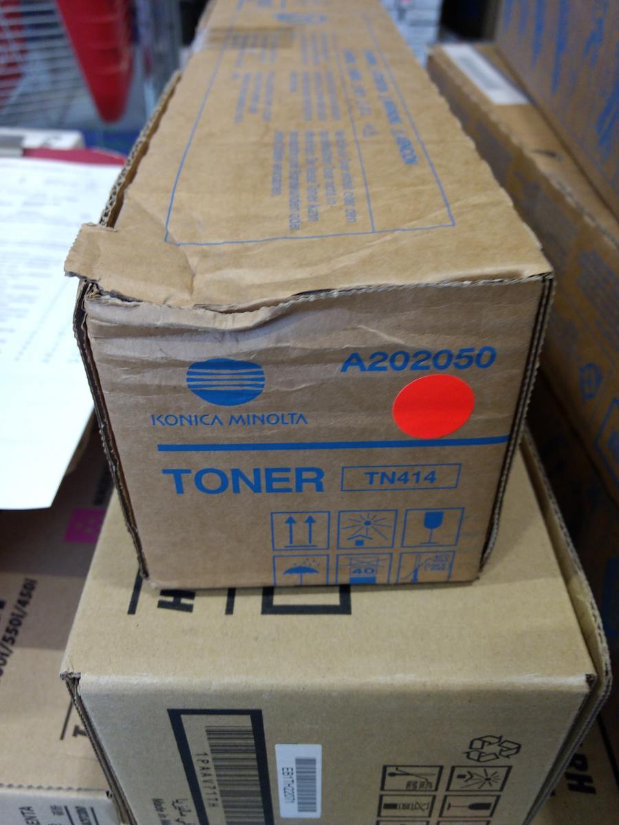 Minolta Toner TN414K black (A202050) poškozený obal