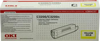 OKI Toner Cartridge C3200/C3200n yellow (42804537) high capacity