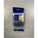 alternativ Brother páska TZE-241 18mm černý tisk/bílý podklad, laminovaná