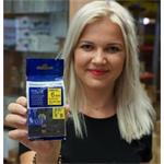 alternativ Brother páska TZE-611 6mm černý tisk/žlutý podklad, laminovaná