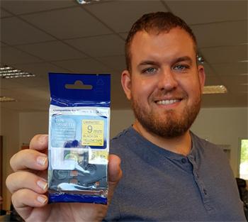 alternativ Brother páska TZE-621 9mm černý tisk/žlutý podklad, laminovaná