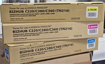 Alternativ Minolta Toner TN216, TN319Y yellow (KKMTC073YCKKENE)