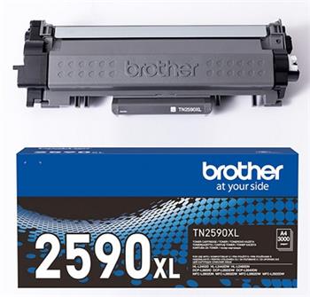 Brother Toner Cartridge TN-2590XL, black, 3000str.