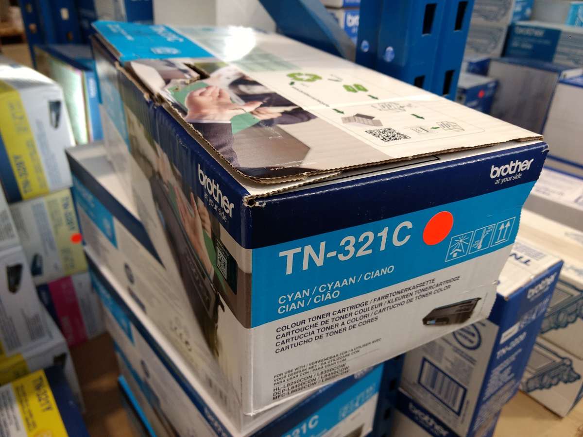 Brother Toner Cartridge TN-321C Cyan poškozený obal