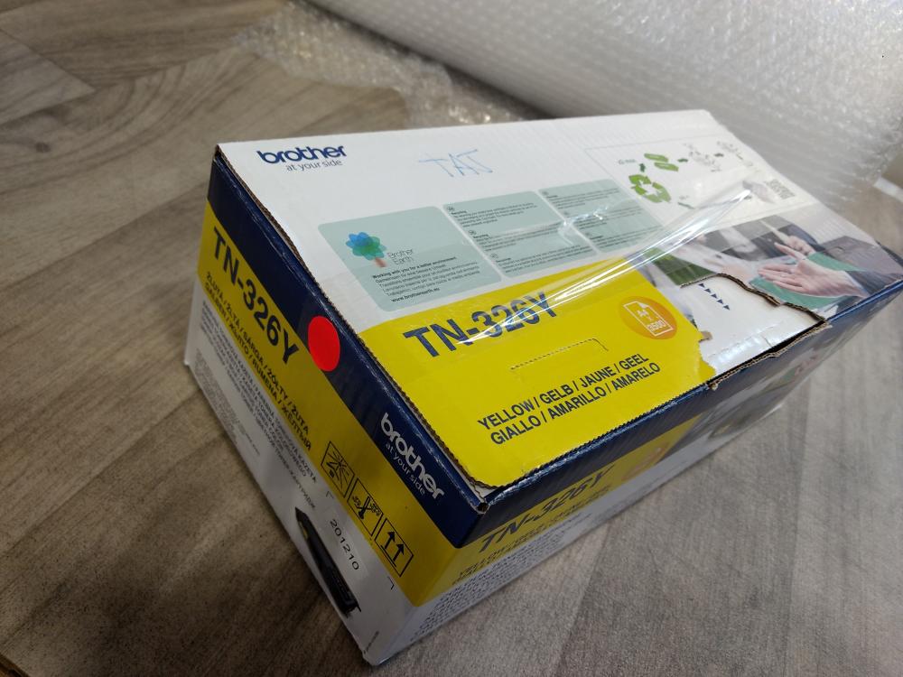 Brother Toner Cartridge TN-326Y yellow poškozený obal