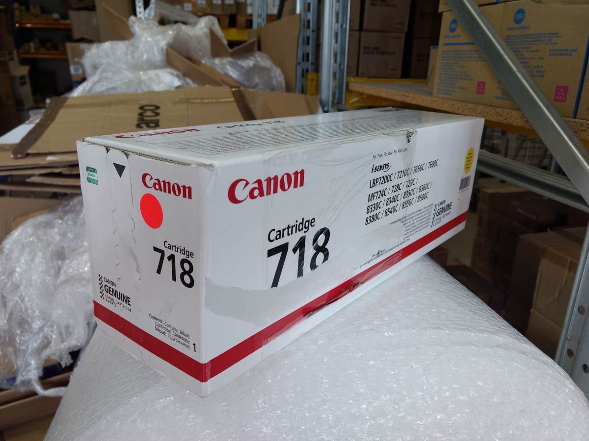 Canon Toner Cartridge CRG-718Y yellow (2659B002) poškozený obal