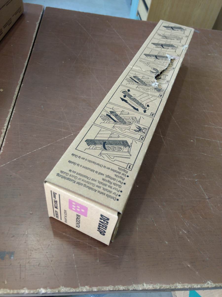 Develop Toner ineo +454/+455/TN512 magenta (A33K3D2) poškozený obal