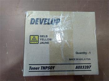 Develop Toner TNP-50Y yellow (A0X52D7) poškozený obal