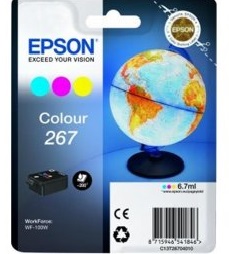 EPSON cartridge T2670 barevná (globus)