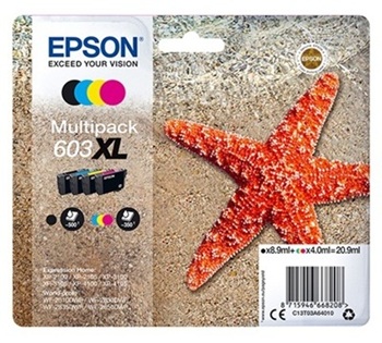 Epson Ink Cartridge C13T03A64010 Multipack CMYK XL C13T03A64010) hvězdice