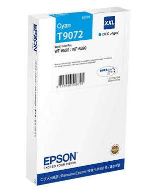 Epson Ink Cartridge T9072 cyan XXL