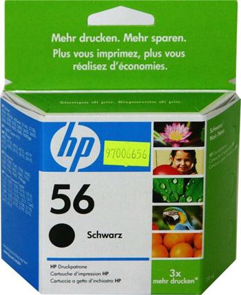 HP C6656AE No.56 black 19ml