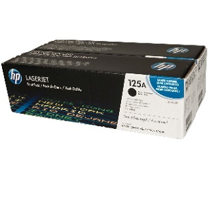 HP CB540AD Toner Cartridge No.125A black dual pack