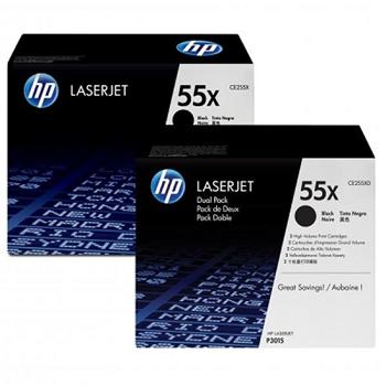 HP CE255XD Toner Cartridge black Dual pack 12.500K