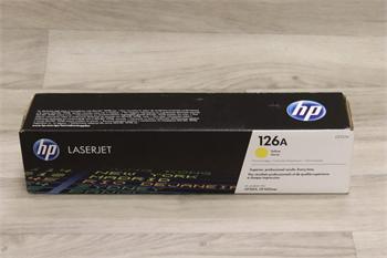 HP CE312A Toner Cartridge No.126A yellow poškozený obal