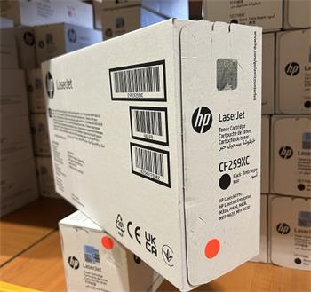 HP CF259XC Toner Cartridge Black 59XC contract poškozený obal