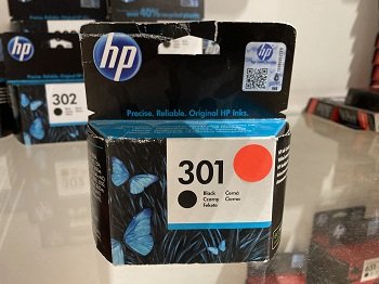 HP CH561EE Ink cartridge No.301 black prošlá exp. 7/2017