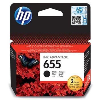 HP CZ109AE Ink Cartridge No.655 Black na 550 stran