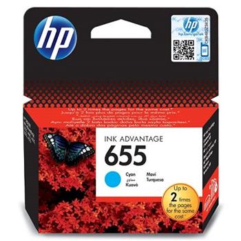 HP CZ110AE Ink Cartridge No.655 Cyan