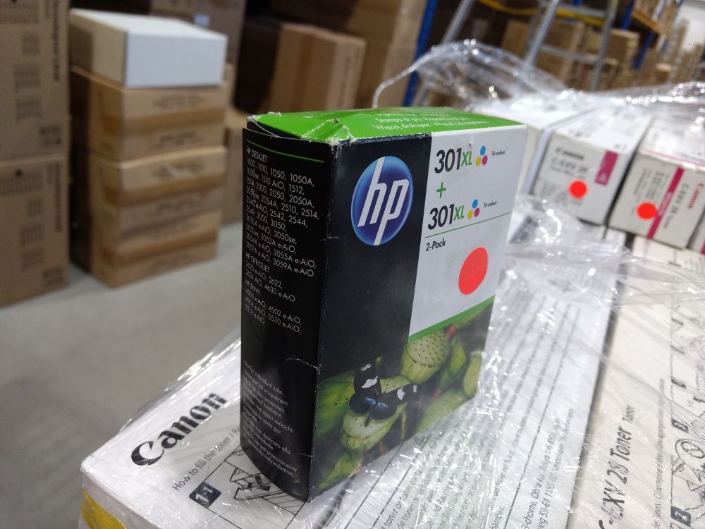 HP D8J46AE Ink No.301 XL Tri color Twin pack expirace 12/2019