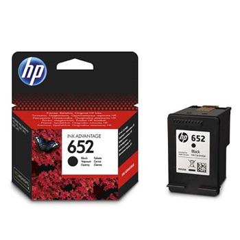 HP ink F6V25AE, No.652, black, 360str.