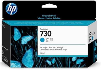 HP ink P2V62A, HP 730, cyan, 130ml