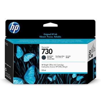 HP ink P2V65A, HP 730, matte black, 130ml