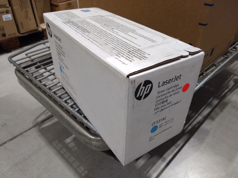 HP Toner Cartridge CF331AC, 654A cyan pro M651 (contract)