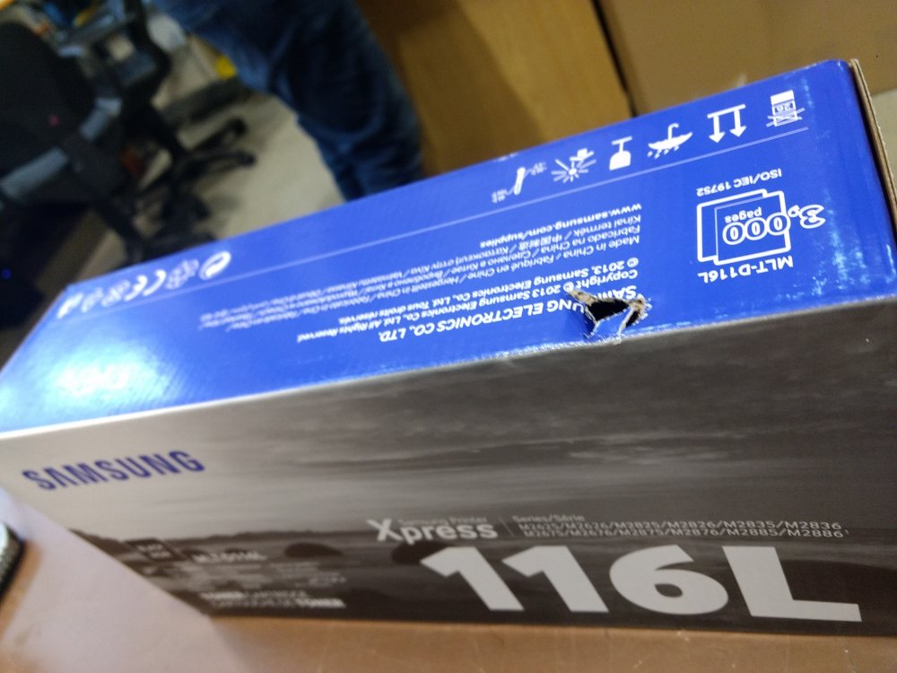 HP Toner Cartridge MLT-D116L na 3.000K (SU828A) poškozený obal