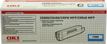 OKI Toner Cartridge C5250 cyan (42127456) HC 5.000 stran