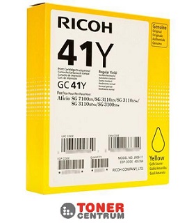 Ricoh Ink Cartridge GC41 yellow (405764)