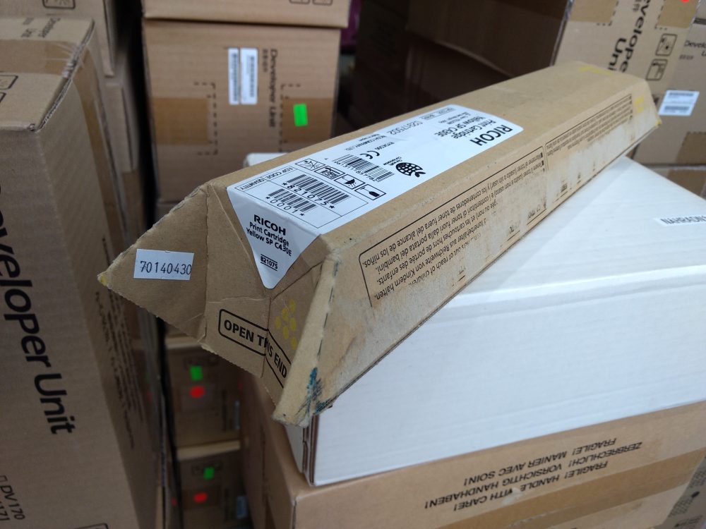 Ricoh Toner SP C430E yellow (821205 ,821075) poškozený obal