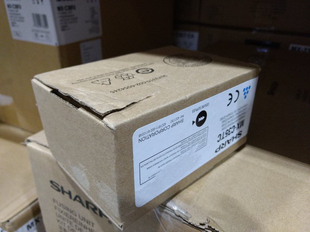 Sharp Toner Cartridge MX-C35TC cyan Poškozený obal