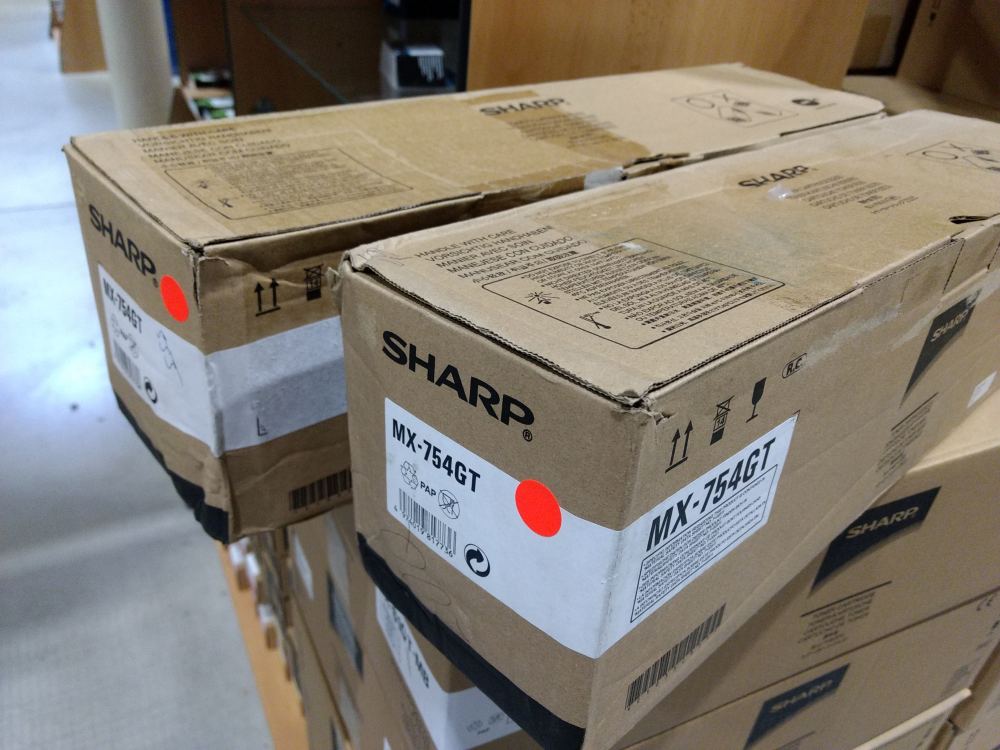 Sharp Toner-Cartridge MX754GT poškozezný obal