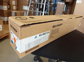 Sharp Toner MX-80GTCA cyan-poškozený obal